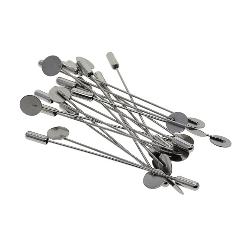 THE STYLE SUTRA® 20 Set Stick Pin Hat Lapel Pins Brooch Base Part DIY Findings Crafts Blank|Jewellery (B0CDLXJFPF) Amazon Price History, Amazon Price Tracker