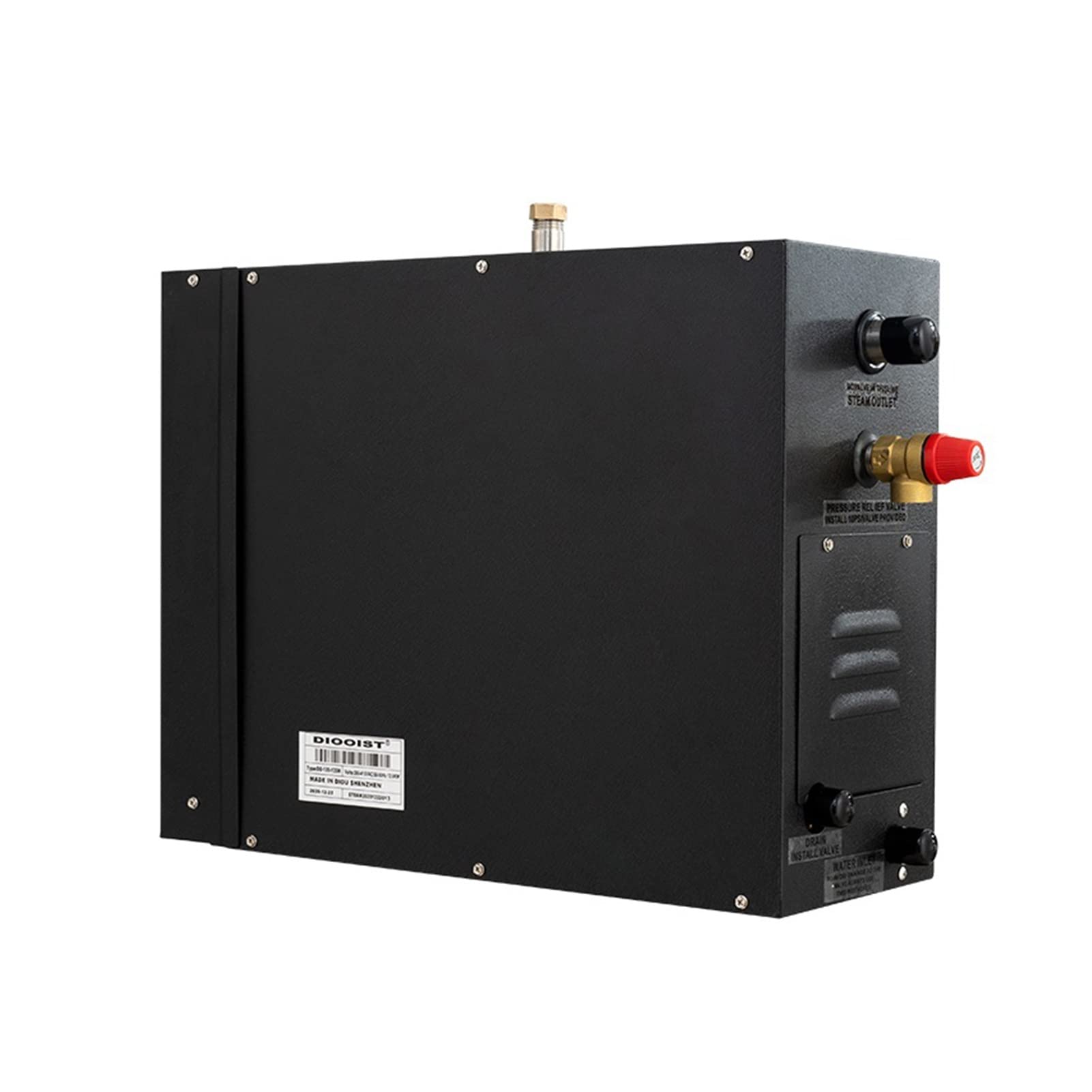 Elektrischer Saunaofen, 1 2KW Kommerzieller selbstverletzender Dampfgenerator Duschsystem Spa Wet Sauna Badezimmer Dampfbaddampfer for geeignete Raumheizung(8kw)