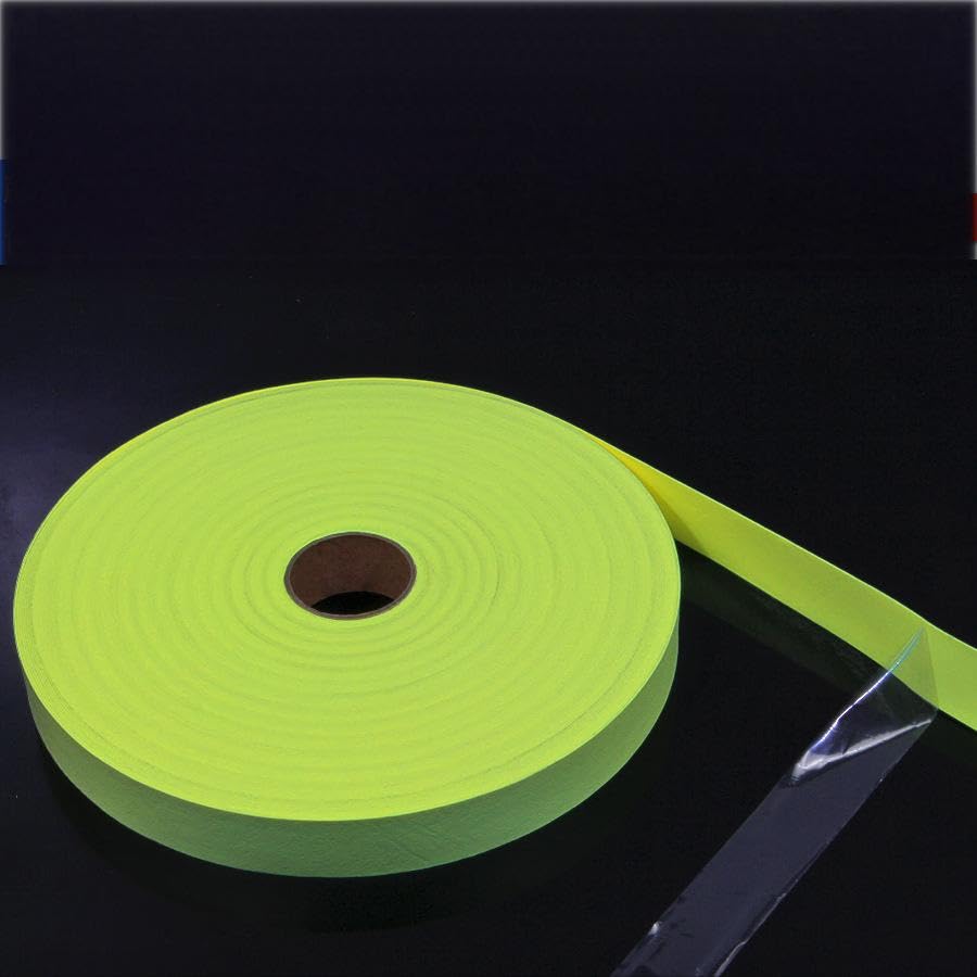 Bandes antidérapantes pour raquette de tennis et squash en rouleau fluo 45m