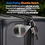 TSA Approved Luggage Locks, Ultra-Secure Dimple Key Travel Locks with Zinc Alloy Body - Image 3