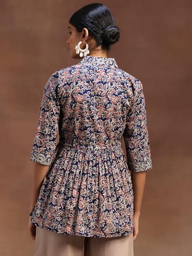 Image of Libas Printed Cotton A-Line Kurti