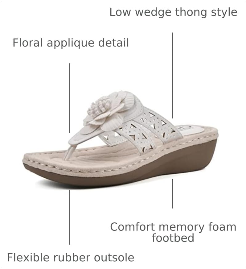 Image of CLIFFS BY WHITE MOUNTAIN Women's Cynthia Wedge Sandal