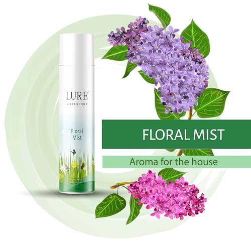 Image of Lure Room Freshener | Air Freshener for Home And Office - FLORAL MIST (220ml Each, Pack of 2)