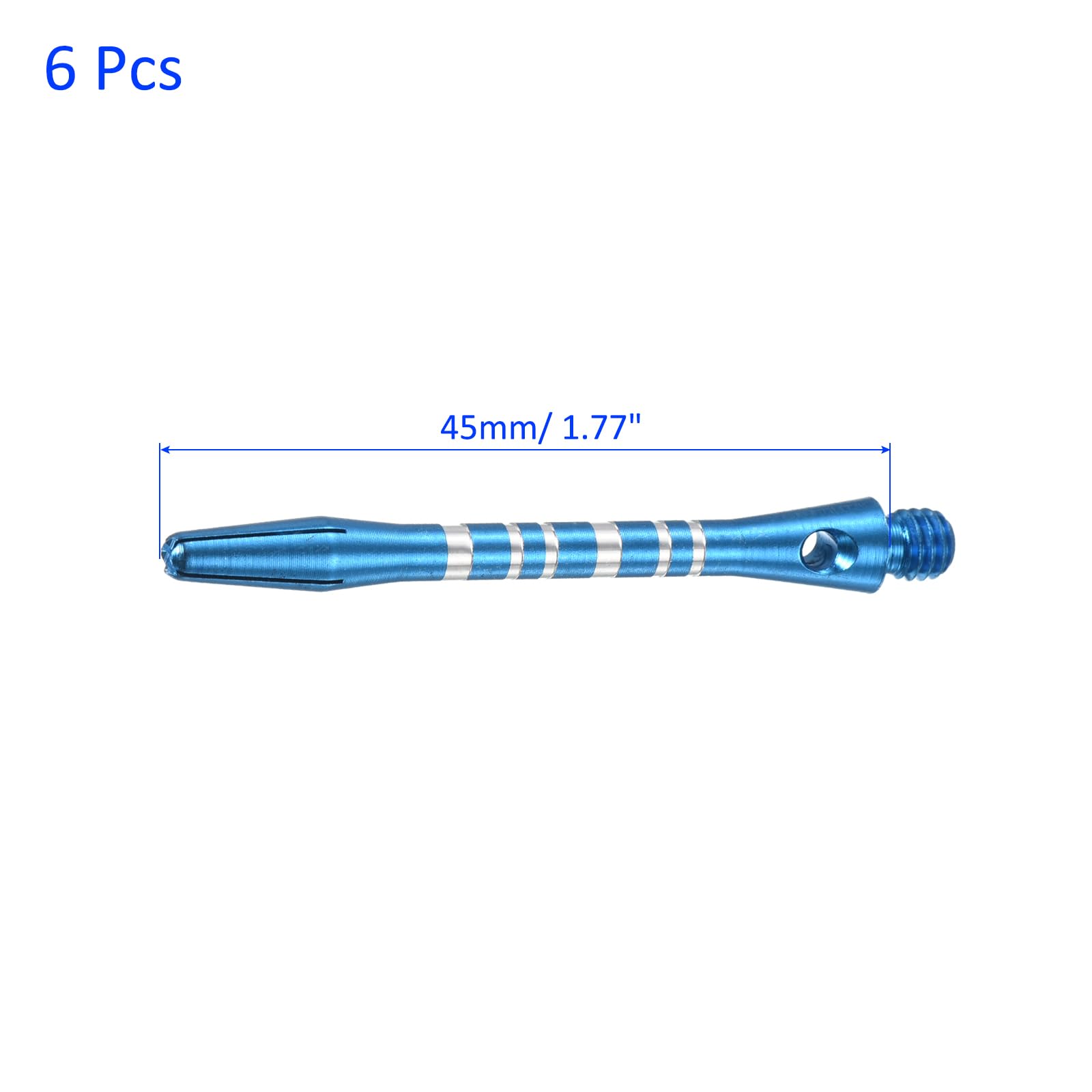 M METERXITY 6 Pack Darts Shafts, Aluminum Darts Stems Medium 2BA Thread - Image 3