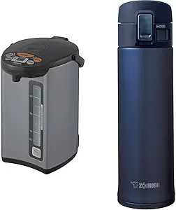 Zojirushi Micom Water Boiler & Warmer (135 oz. / 4.0 Liters) and Zojirushi Stainless Steel Mug (16oz)