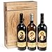 Baron Philippe de Rothschild - Wein Geschenk-Set 'Barons et Baronne' - wertvoller Bordeaux in edler Vintage-Holzkiste (3 x 0,75 l) - Luxusgeschenk f&uuml;r Kenner und Genie&szlig;er