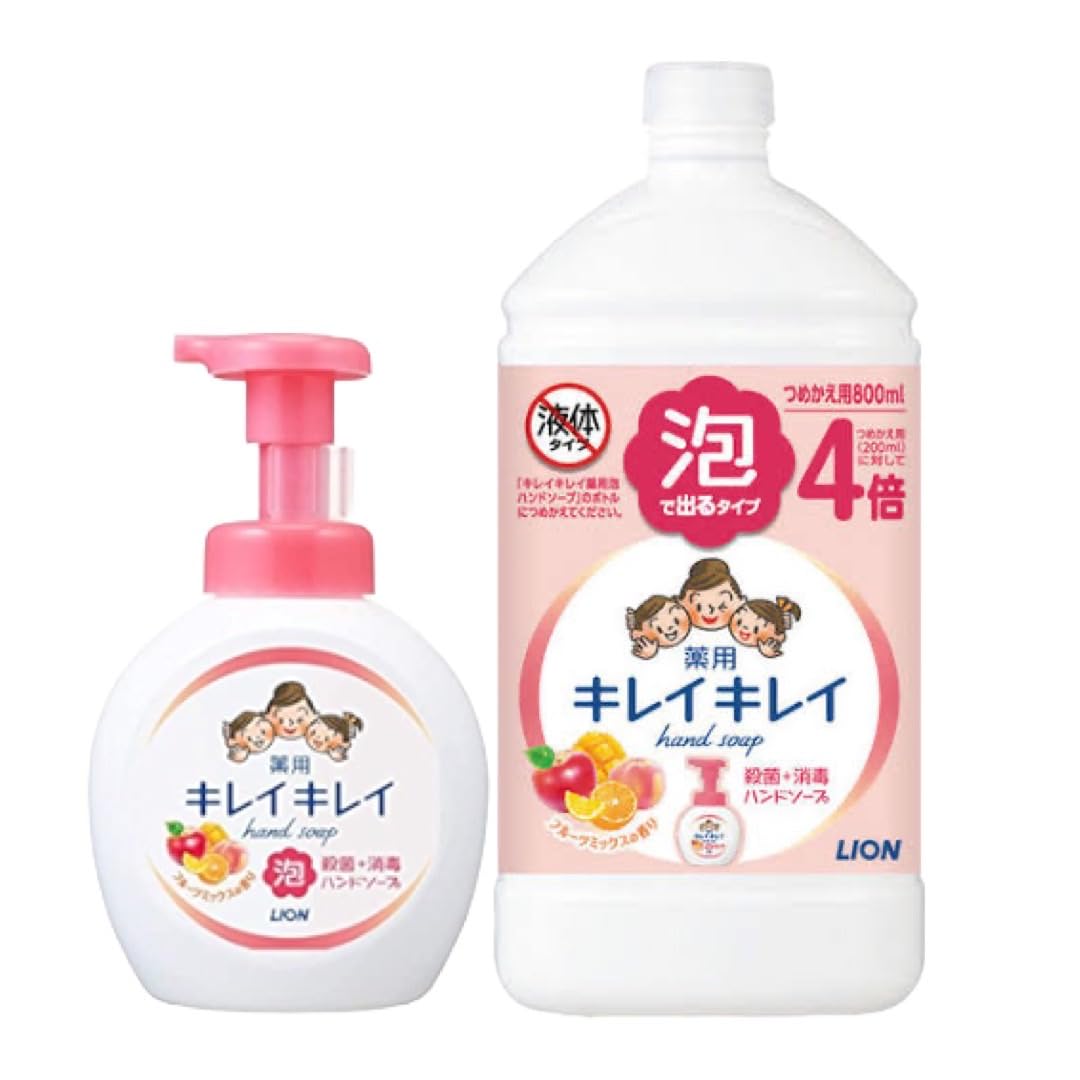 ［2本セット］キレイキレイ 薬用 泡ハンドソープ 液体 詰替え用 4リットル キレイキレイ 泡 4L 詰め替え 薬用 ハンドソープ キレイキレイ泡