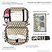 TWELVElittle Diaper Clutch 3.0 - Crossbody Diaperbag with Changing Pad, Detachable Pouch and Wipes Case. Machine Washable - Leopard