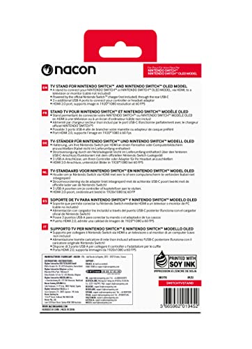 NACON SWITCHTVSTAND accessoire de console de jeux Station d'accueil Neuf - vue 7