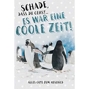 KE Karte zum Abschied – Klapp-Karte für Arbeits-Kollegen – Auf Wiedersehen – Abschieds-Karte mit Umschlag – Format DIN…