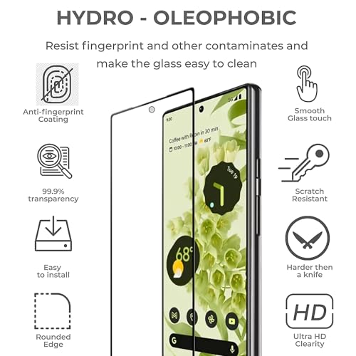 Image of Premium Tempered Glass Screen Protector for Google Pixel 6A - Ultra-Clear, Scratch-Resistant, Bubble-Free Installation