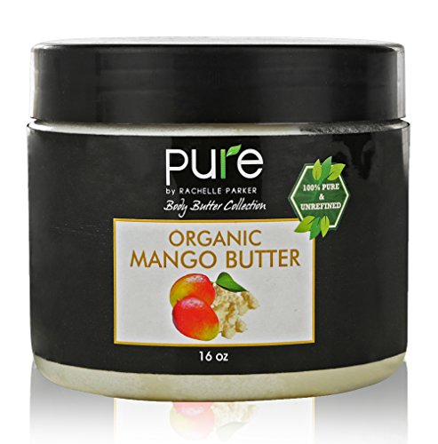 Premium Raw Mango Butter 100% Pure 1 Pound Mango Body Butter by Rachelle Parker. Best Skin Care, Moisturizer! Organic Mango Butter 16 oz (Mango)