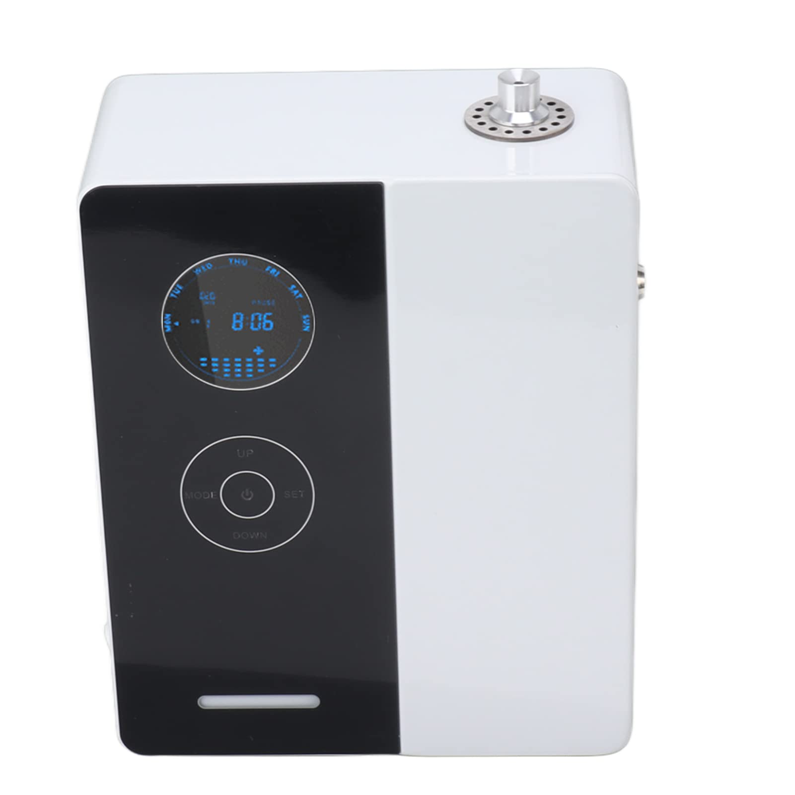 HEEPDD Máquina Casera del Aromaterapia, Interruptor de Memoria de la Máquina del Difusor del Aceite Esencial del Ajuste de la Frecuencia del Espray 220mah para el Hotel (Enchufe de la UE)