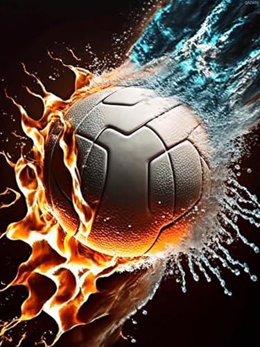 Kit peinture diamant adulte anti stress sport QAZWSX 30x40