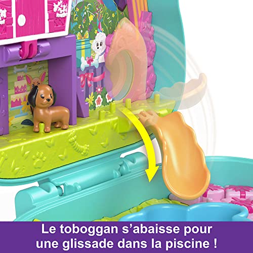 Polly Pocket Mini Univers Coffret Anniversaire Chiot avec 2 Mini Figurines Et 14 Accessoires Jouets De Voyage Jouet Enfant Dès HKV30 - vue 8