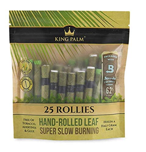King Palm ROLLIE Size Natural Pre Wrap Palm Leafs