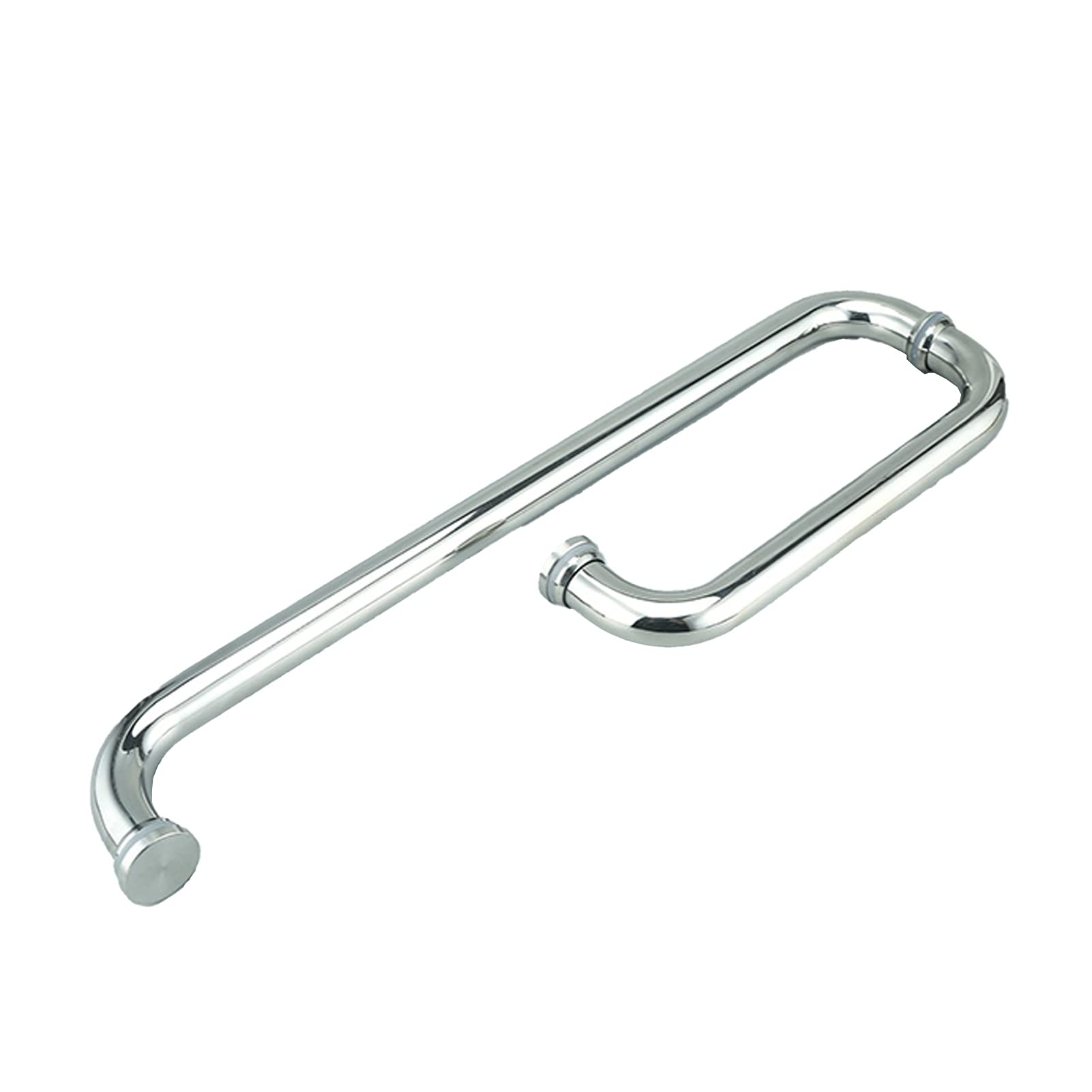 DFGHNBVC Shower Door Handle Shower Glass Door Handle For Bathroom, Polished Finish 304 Stainless Steel Push And Pull Glass Door Handle Replacement Hardware Set