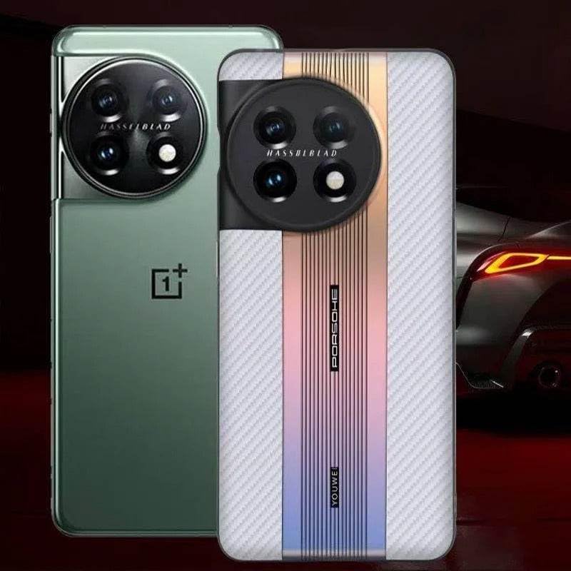 Image of MILLION CASES Back Cover Case for OnePlus 13R Shockproof Protective Laser Shine Gradient Matte Slim TPU Case for Men & Boys(White)