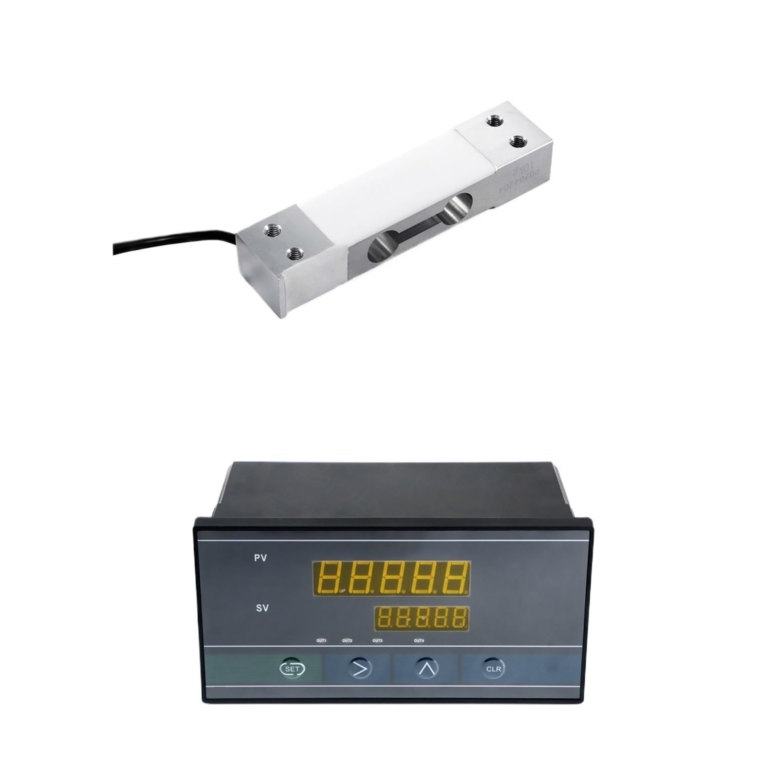 JFQOWCMP Load Cell Sensor with Indicator Display Test Pressure Tension Sensor Weighing Pressure Sensor 6KG 10KG 20KG 40KG 80KG(20KG and Indicator)