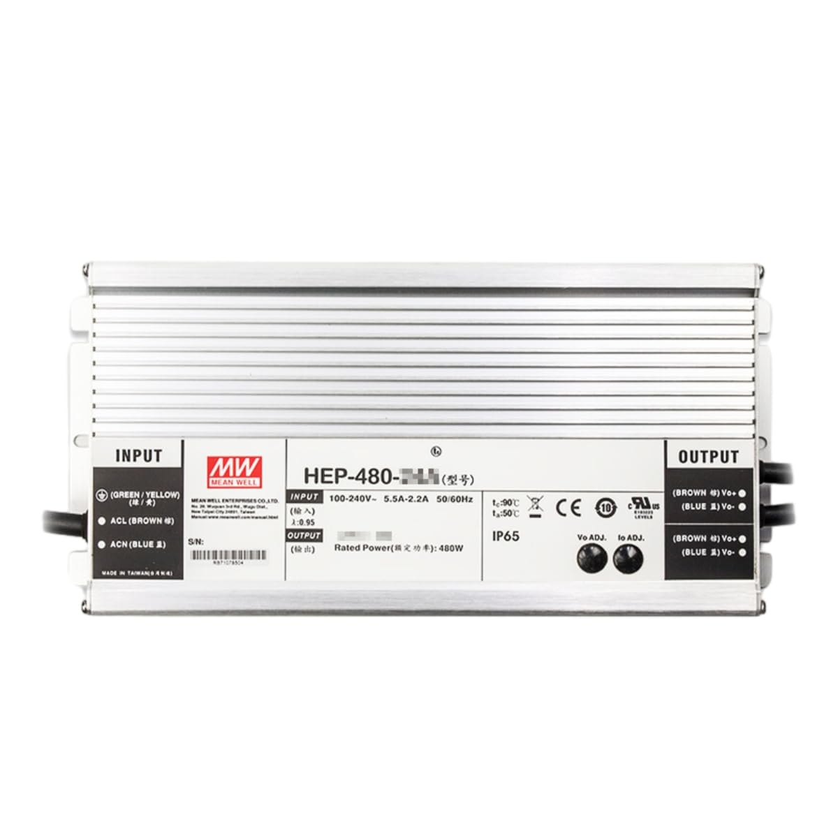 Driver LED HEP 480W 8,9A Alimentatore switching Convertitore di potenza Trasformatore HEP-480-54A