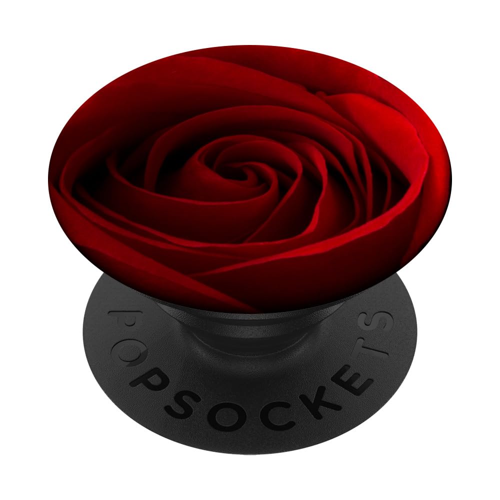 Red Rose Close Up PopSockets Adhesive PopGrip