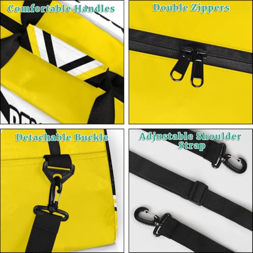 Custom Name Cheerleader Gym Bag for Kids Girls,Personalized Dance Sport Duffel Gymnastics Bag Travel Weekender Outdoor Tote Carry-On Bag,Yellow (Cheer)4
