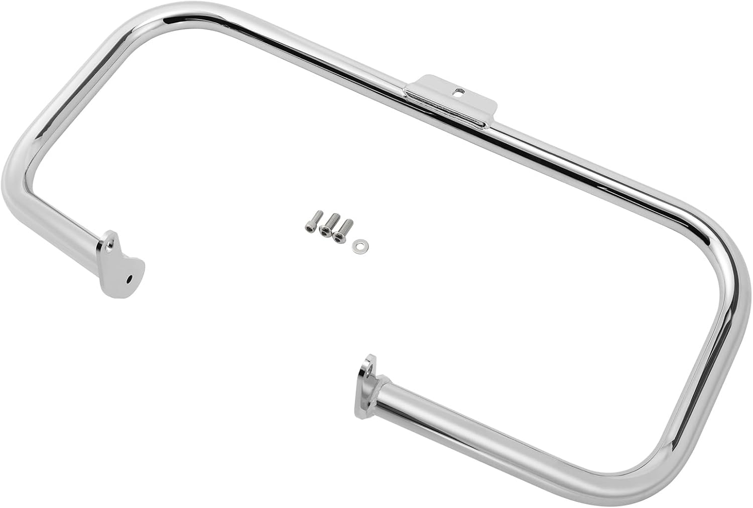 Chrome Engine Guard Highway Crash Bar for Harley Softail Fat Boy Lo FLSTFB 2000-2017(Replaces #49004-00)