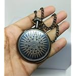 Vintage-Time-Keeper-Pocket-Watch-with-Chain-and-Leather-Case-Removable-Back-Lid-for-Easy-Battery-Replacement-Lightweight-Design-Perfect-Accessory-for-Collectors-and-Gifts