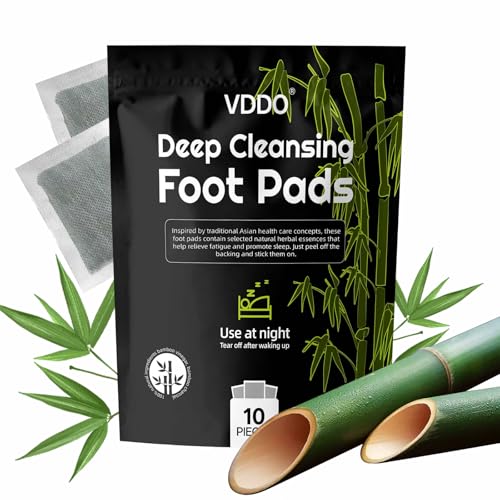 Deep Cleansing Foot Pads for Better Sleep & Foot Care with Vinega...