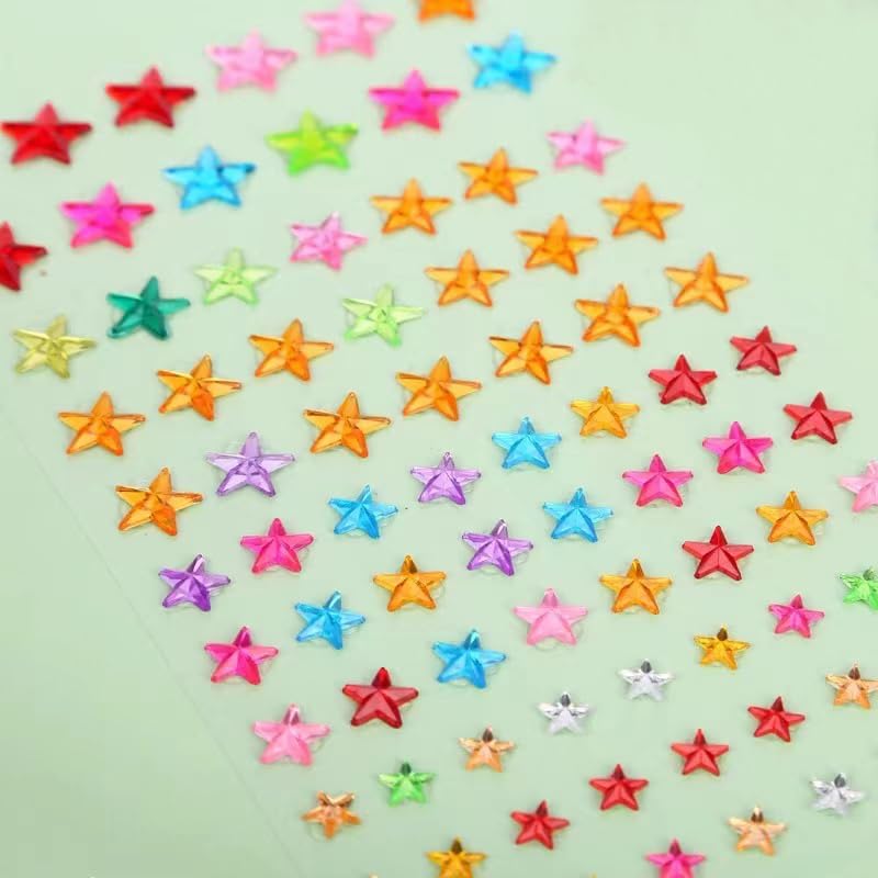 Miniatura 2 de Calcomanías autoadhesivas de diamantes de imitación para Halloween, fiestas, tatuajes, arcoíris, cuerpo, cara, ojos, cabello, accesorios de festival