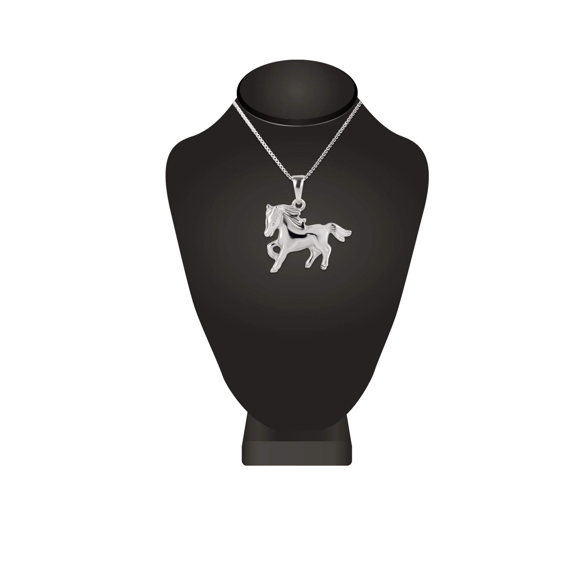 Ciondolo a ferro di cavallo in argento sterling 925