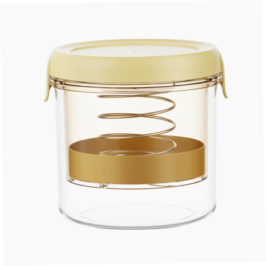 Ameble Stainless Steel Fine Mesh Greek Yogurt Strainer Cheese Strainer for Thick Creamy Yogurt Cheese & Nut Milk - Yellow