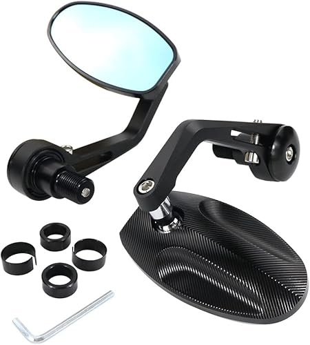 Miniatura 4 de Xitomer Espejo de extremo de barra, apto para MT-07 FZ07 2013 2014 2015 2016 2017 2018 2019 2020 2021 / MT-09 FZ-09 14-22 / XSR700 18-20 / Tmax53 0