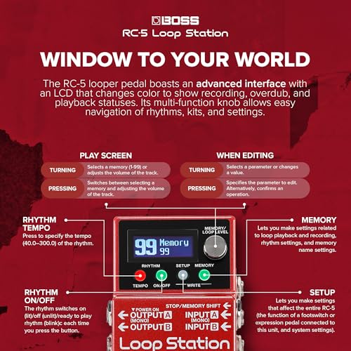 Boss RC-5 Loop Station Compact Phrase Recorder Pedal - Image 4