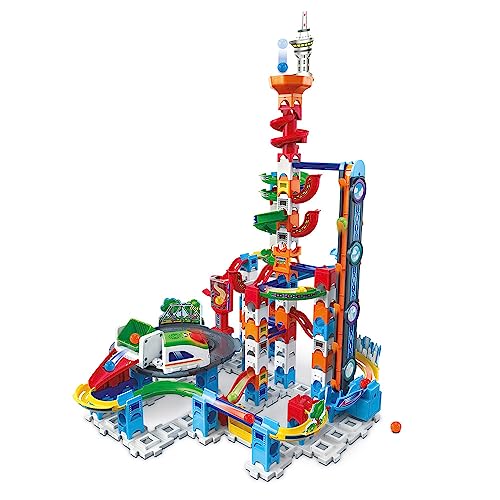 VTech Marble Rush Super Sky Tower Set XL 300E, interaktive Murmelbahn (3480-559922), exklusiv bei Amazon