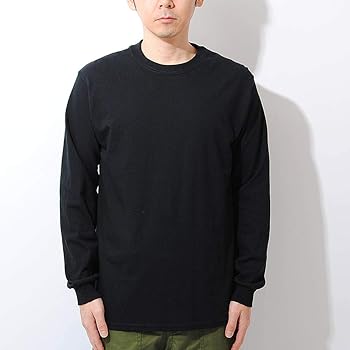 Amazon | [アローレ] ロンT 2枚セット 6oz 長袖 Tシャツ メンズ クルー