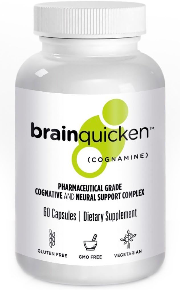 Spring of Life Brainquicken (Also Sold as Bodyquick) - Nootropic - Focus, Productivity and Memory Supplement - 60 caps