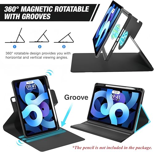 Clavier Bluetooth iPad 7eme Generation rotatif 360 bleu - 5