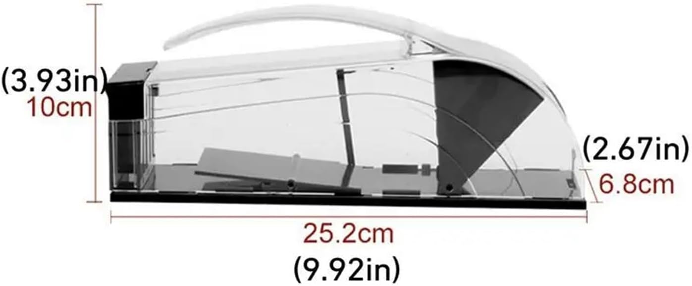 Rat Traps,Automatic Cycle Mouse Trap Self Locking Smart Mouse Safe Plastic Mice Catching Household Mousetrap Cage