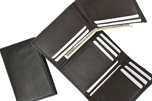New Flip-Up Mens Wallet & Card Holder Trifold BR #2393