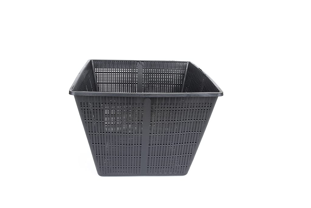 Lincolnshire Pond Plants Ltd - Pond Baskets Ideal for Planting Around Your Pond - Pond Pots - Pots and Compost (5, 35 cm Square - 20 Litre)