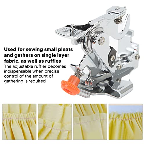 Pie prensatelas para máquina de coser Tyenaza Ruffler miniatura 3