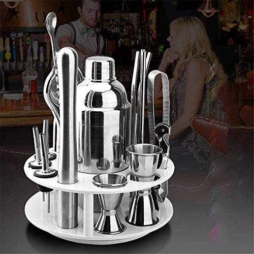 Kit de 16 piezas para bartender con coctelera de acero inoxidable miniatura 3