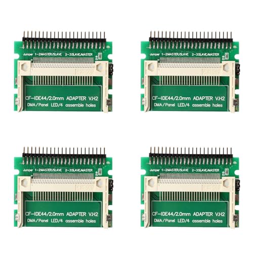 Bloepum 4X Pin-Bare Laptop 44-Pin Male IDE to Card Adapter