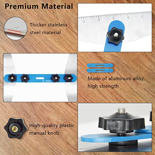Stair Tread Template Tool, Kingson Stainless Steel Stair Measuring And Scribe Tool With Scales, Wood Stair Jig For Layout Shelf, Stairs, Risers, Drywall And Partitions #TOP4