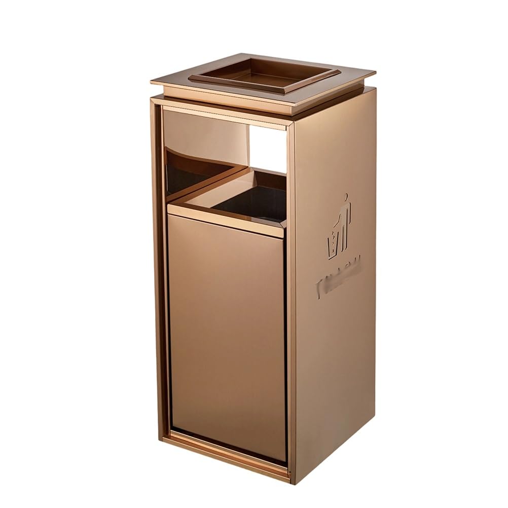 Cubo de basura resistente exterior e interior contenedor de residuos todo clima