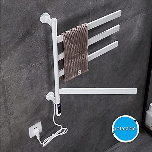 Chauffe-serviettes électrique à prise murale et minuterie - 5