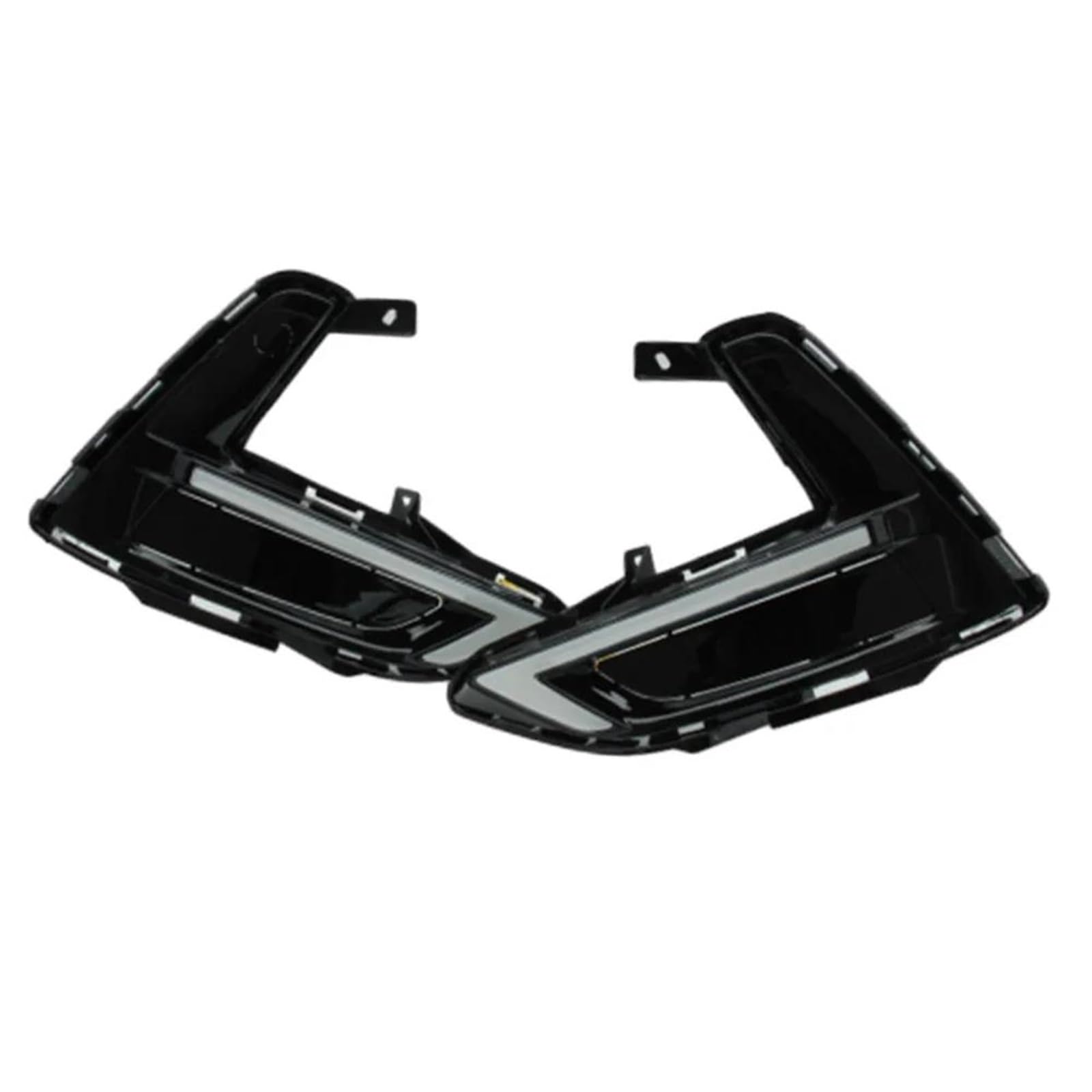 Intermitentes Automóviles 1 Juego luces circulación diurna 12V para Nissan para Sentra para Sylphy 2019-2023 LED DRL con señales giro para faros antiniebla(White Amber)
