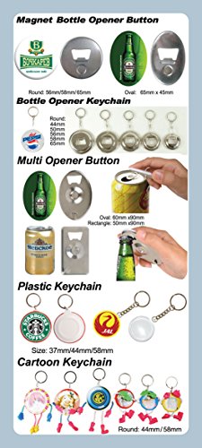 Asc365 Badge Button 3" 75Mm 100Sets Pin Parts Supplies For Pro Maker Machine（Item#015509） #TOP7