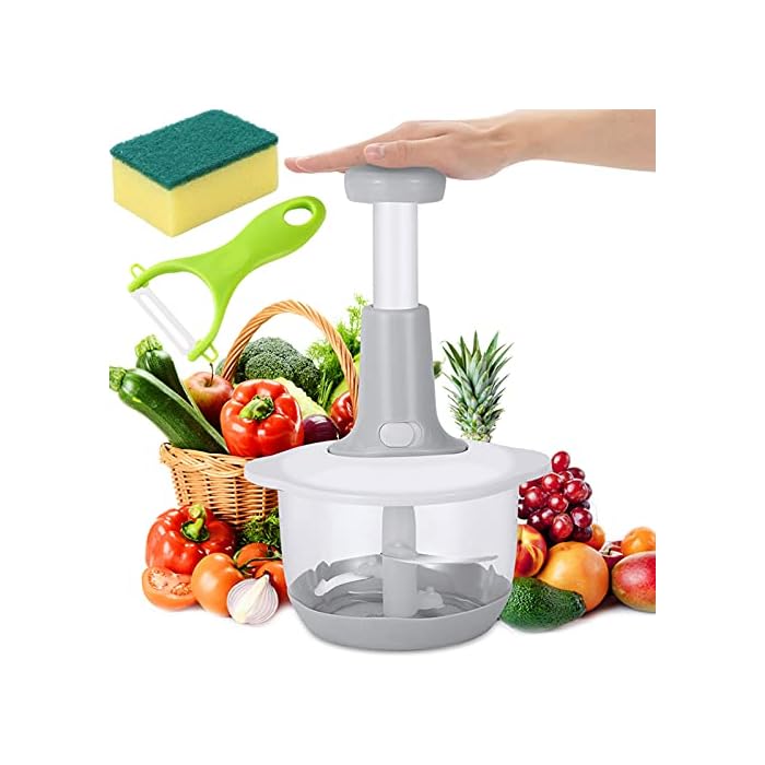 Buy koelop Food Chopper with 1.8L Powerful Manual Food Chopper Handheld